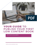 Guide To Publish You First Low Content Book PDF