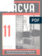 Revista Del Centro de Arquitectos, Constructores de Obras y Anexos - Número 162 - Noviembre 1940