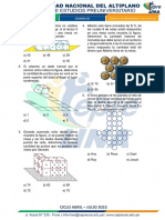 Semana 01 Curso: Razonamiento Área: Biomédicas: Matemático