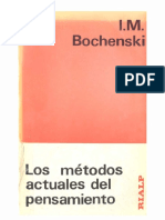 Bochénski Los Métodos Actuales Del Pensamiento PDF