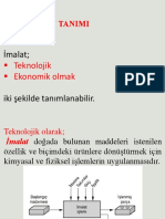 2018-İMAL USÜLLERİNE GİRİŞ Ve DÖKÜM PDF