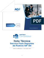 NT Service Pack Contabilidad 1550 Reportes Rubros NIF B4