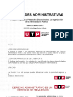 S03.s1 Potestades Administrativas - Organización de La Administración Pública