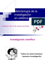 Metodología de investigación en estética