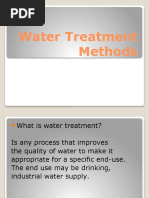 Water Treatment Methods