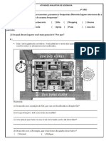 Atividade Avaliativa de Geografia em Construção