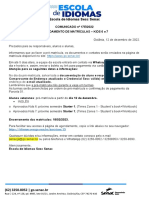 AGENDAMENTO DE MATRÍCULAS - KIDS 6 e 7 PDF