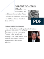 The History of Key African Leaders