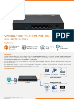 XPON POE ONT V2820D 1G3FPS Datasheet V2.0 EN