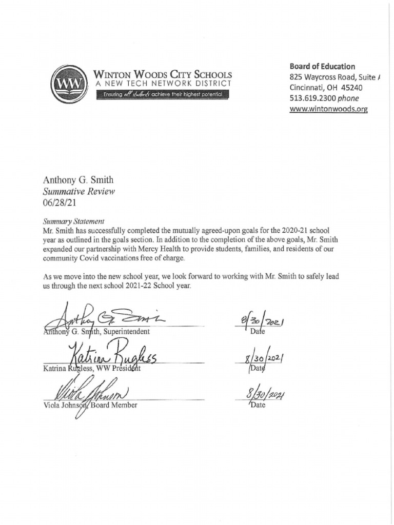 Winton Woods Summative 2021 PDF