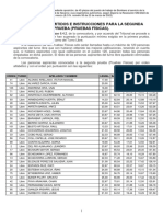 Relación de Admitidos A Las Pruebas Físicas e Instrucciones