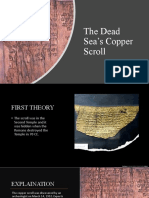 The Dead Sea's Copper Scroll: This Photo by Unknown Author Is Licensed Under CC BY-SA