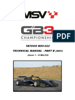 Tatuus-MSV 022 Technical Manual V1.2 - Part B - 2023