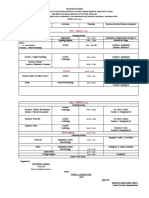 Reading Training Matrix