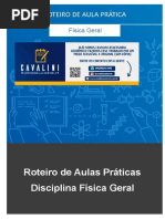 Roteiro de Aulas Práticas - Disciplina Física Geral
