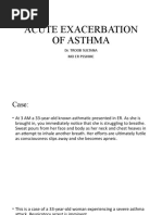 Acute Exacerbation of Asthma