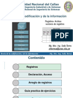 Universidad Nacional Del Callao: Registros-Archivo Vectores de Registros