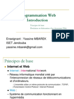 Cours Programmation Web Introduction 2018 2019