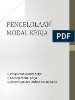 Pengelolaan Modal Kerja