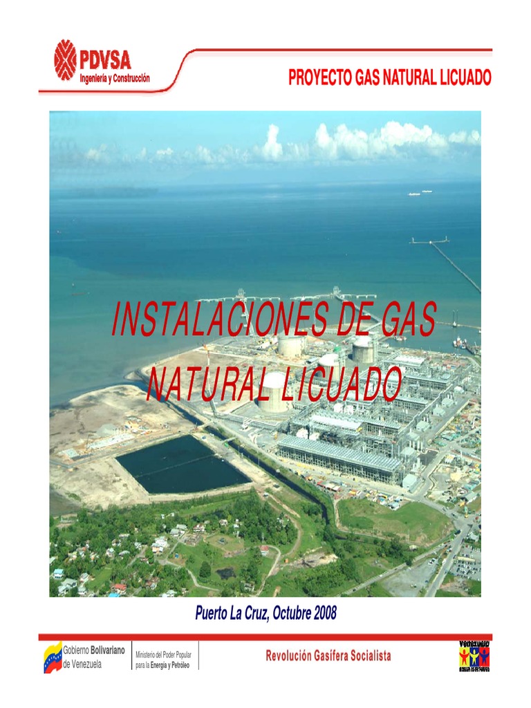 Proyecto de Gas Natural Licuado en Venezuela | PDF | Gas natural ...