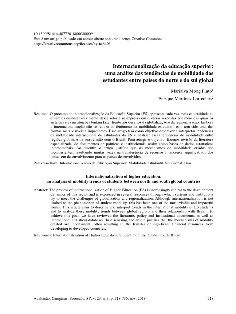 Impactos da Globalização no Ensino Superior | PDF | Globalização ...