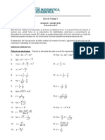 Guía Trabajo 1 Unidad IV Derivadas-2°-2017 PDF