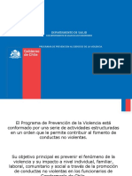 Programa de Prevencion Al Ejercicio de La Violencia