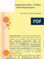 Presentación 3. La Heterosexualidad Obligatoria y El Heteropatriarcado. Karina Andriola