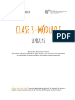 Lenguas - Mód 1 - Clase 3