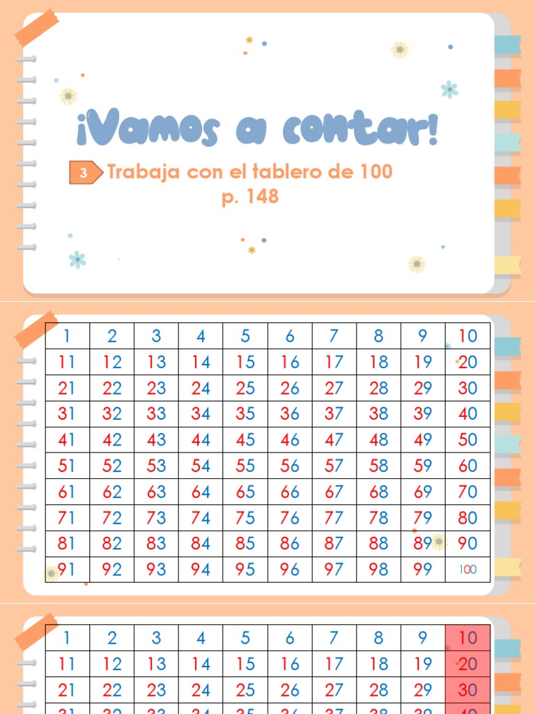 Compter jusqu'à 100 facilement | PDF