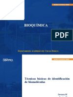 BIOQUÍMICA - LABORATORIO - SEM-06 - SESIÓN-18 - Técnicas Básicas de Identificación de Biomoléculas - 2023 - 1