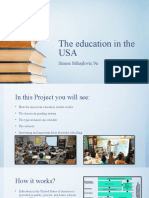 The Education in The USA