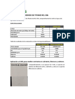 Evaluacion de Dioxido de Titanio RCL 596