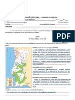 Teste Historia HGP 5 Ano Vida Quotidiana Seculo XIII Solucoes