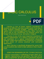 Master the Basics of Calculus