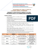 Consignes Et Repartition Des Candidats Dans Des Salles A Lisc Gombe Numerique 2023 PDF