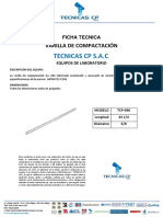 Ficha Tecnica - TCP-096 VARILLA DE COMPACTACION