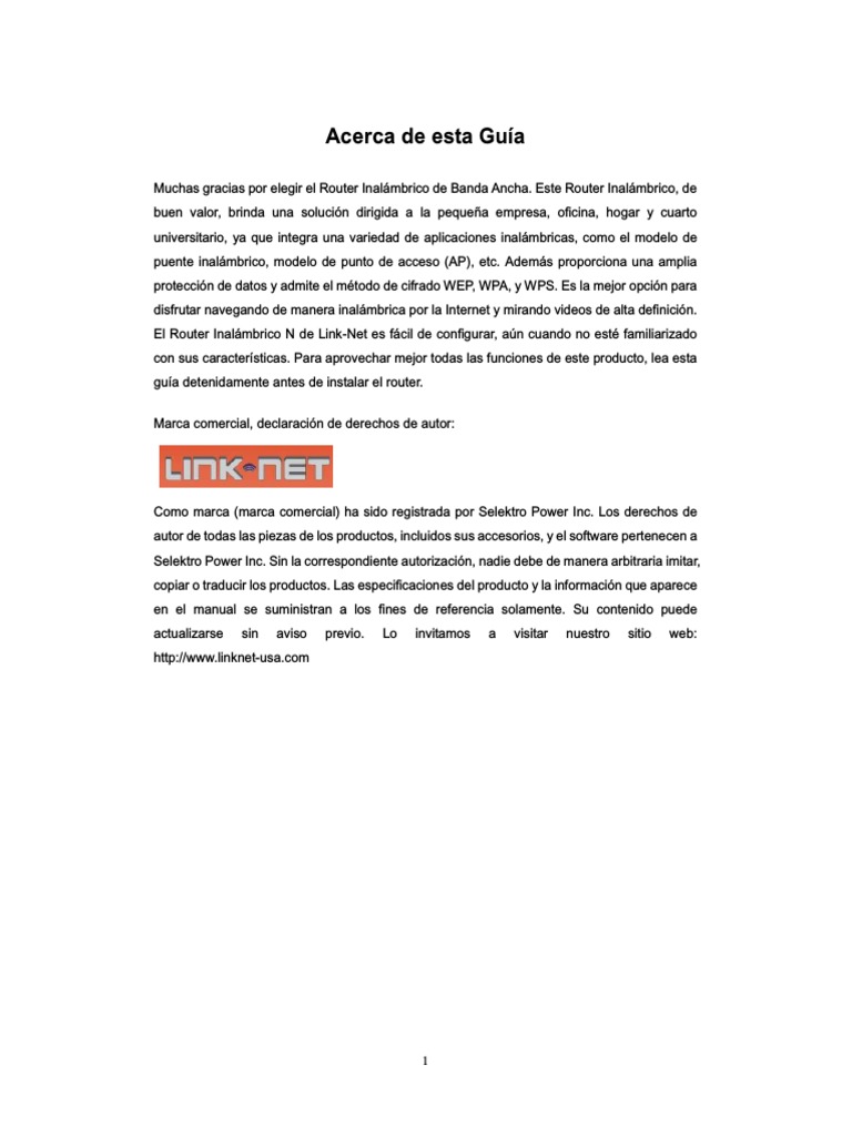 Manual router link net lw n915r pdf direcci n ip punto de acceso