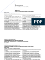 Cuadro Indicadores Ingles L Periodo LLL Nivel Modulo 71 PDF
