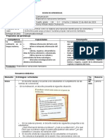 SESION DE APRENDIZAJE - Sabado 22 de Abril Comunicacion