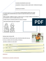 Matemática: adición, sustracción, ángulos y estrategias de cálculo