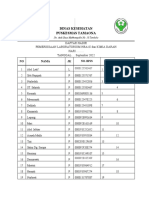 Daftar Hadir Prolanis