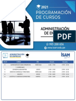 Programacion Administracion de Empresas