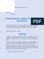 Investigación Sobre Los Títulos de Crédito