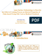 Application of Response Surface Methodology to Describe the Effect of Cooking Process on Selected Properties of Palm-based Frying Oils Used as Biodiesel Feedstock