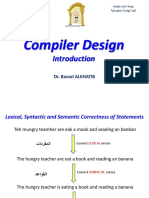 Compilers Thamar Universtiy Lec1 PDF