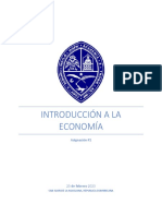 Introducción A La Economía Asignación #1 PDF