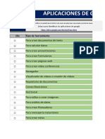 Aplicaciones Google y Microsoft