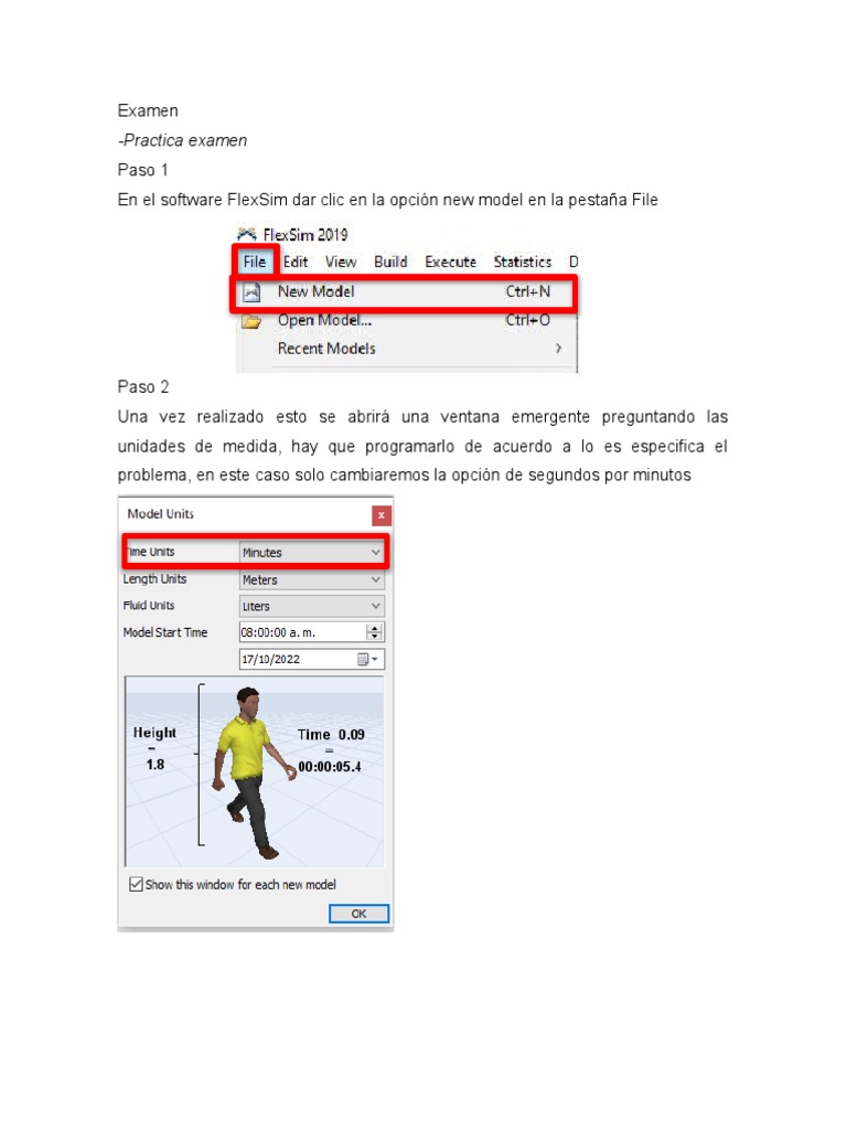 Tutorial de FlexSim: Guía Práctica | PDF