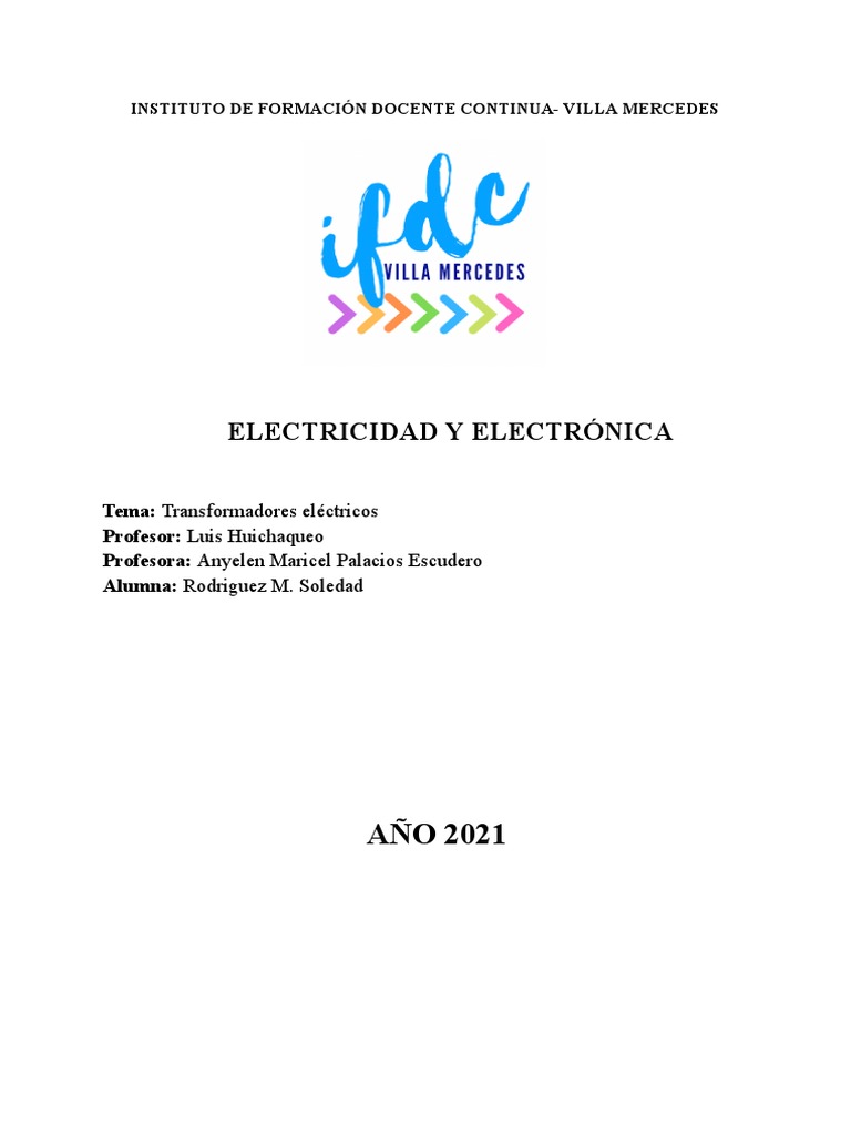 Planificacion de e y e PDF Transformador Ingenieria Eléctrica